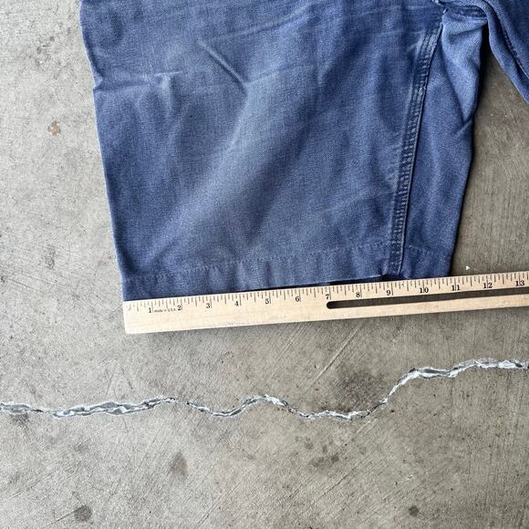 VINTAGE CARHARTT GRAY SHORTS CARPENTER FIT 34 BAGGY - Picture 5 of 5